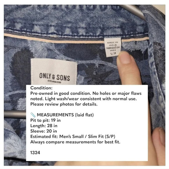 Men’s Small Reseller Bundle 4pc Volcom FILA Ben Sherman Y2K Mod Indie Lot - Picture 8 of 15